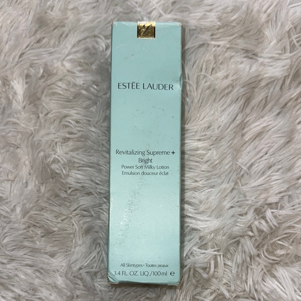 Estee Lauder Revitalizing Supreme+ Bright Lotion in Soft Blue
